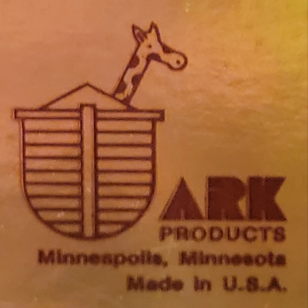 Vtg Footprints In The Sand Natural Wood Plaque By Ark Products Minneapolis MN